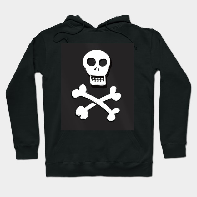 Skull and crossbones hoodie sales